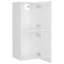 Engineered wood bathroom furniture set in high-gloss white by , Bathroom furniture - Ref: Foro24-3070907, Price: 155,59 €, Di...