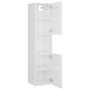 Badezimmerschrank-Set aus glänzend weißem Holzwerkstoff von , Badezimmermöbel - Ref: Foro24-3070907, Preis: 155,59 €, Rabatt: %