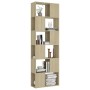 Librería separador contrachapada roble Sonoma 60x24x186 cm de , Librerías y estanterías - Ref: Foro24-809101, Precio: 73,99 €...