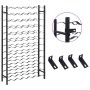 Black iron wine rack for 72 bottles by , Wine racks - Ref: Foro24-325922, Price: 144,81 €, Discount: %