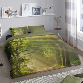 Guten Morgen Bettbezug WOODS 140x200/220 cm grün von , Bettbezüge - Ref: Foro24-432970, Preis: 37,44 €, Rabatt: %