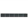 Galvanized anthracite grey steel flowerbed 600x80x77 cm by , Pots and planters - Ref: Foro24-47079, Price: 314,99 €, Discount: %