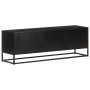 Solid rough mango wood TV stand 120x30x40 cm by , TV Furniture - Ref: Foro24-323148, Price: 322,04 €, Discount: %