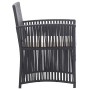 Garden armchairs with cushions, 2 units, black synthetic rattan by , Garden furniture - Ref: Foro24-363406, Price: 114,09 €, ...