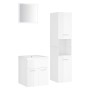 Engineered wood bathroom furniture set in high-gloss white by , Bathroom furniture - Ref: Foro24-3071132, Price: 197,64 €, Di...