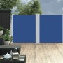 Seitlicher ausziehbarer blauer Markisenstoff 170x600 cm. von , Sonnenschirme - Ref: Foro24-48470, Preis: 182,67 €, Rabatt: %