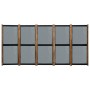 Black 5-panel room divider screen 350x170 cm by , Room dividers - Ref: Foro24-315604, Price: 200,59 €, Discount: %