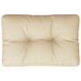 Cojín para sofá de palets de tela beige 60x40x12 cm de , Cojines para sillas y sofás - Ref: Foro24-360560, Precio: 24,19 €, D...