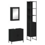 Juego de muebles de baño 3 pzas madera contrachapada negro de , Muebles de baño - Ref: Foro24-3214800, Precio: 202,36 €, Desc...