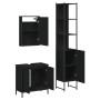 Juego de muebles de baño 3 pzas madera contrachapada negro de , Muebles de baño - Ref: Foro24-3214800, Precio: 202,36 €, Desc...