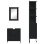 3-piece black plywood bathroom furniture set by , Bathroom furniture - Ref: Foro24-3214800, Price: 202,36 €, Discount: %