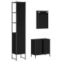 Juego de muebles de baño 3 pzas madera contrachapada negro | Foro24|Onlineshop| Casa, Jardín y Más Foro24.es