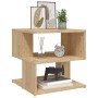 Oak Sonoma plywood side table 40x40x40 cm by , Side tables - Ref: Foro24-806295, Price: 37,56 €, Discount: %