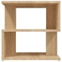 Beistelltisch aus Eichenholz-Sonoma-Furnier 40x40x40 cm von , Seitentische - Ref: Foro24-806295, Preis: 37,56 €, Rabatt: %