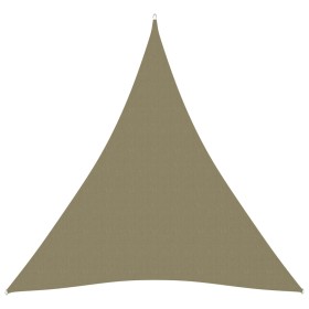 Toldo de vela triangular tela Oxford beige 3x4x4 m de vidaXL, Sombrillas - Ref: Foro24-135174, Precio: 29,71 €, Descuento: %