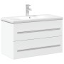 Mueble de baño con lavabo integrado blanco de , Tocadores de baño - Ref: Foro24-3278776, Precio: 251,08 €, Descuento: %