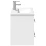 Mueble de baño con lavabo integrado blanco de , Tocadores de baño - Ref: Foro24-3278776, Precio: 251,08 €, Descuento: %