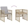 Garten-Essgruppe 11-teilig mit Kissen aus synthetischem Rattan in Beige. von , Gartensets - Ref: Foro24-3210792, Preis: 536,6...