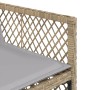 Garten-Essgruppe 9-teilig mit Kissen aus synthetischem Rattan in Beige. von , Gartensets - Ref: Foro24-3210744, Preis: 661,29...