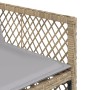 Garten-Essgruppe 9-teilig mit Kissen aus synthetischem Rattan in Beige. von , Gartensets - Ref: Foro24-3210840, Preis: 488,65...