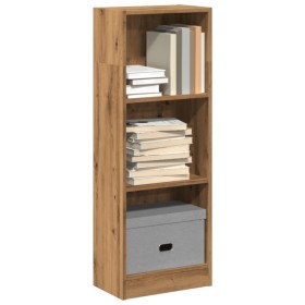 Handgefertigtes Eichenfurnier-Holzregal 40x24x109 cm von , Bücherregale und Regale - Ref: Foro24-857782, Preis: 41,25 €, Raba...