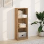 Handgefertigtes Eichenfurnier-Holzregal 40x24x109 cm von , Bücherregale und Regale - Ref: Foro24-857782, Preis: 41,30 €, Raba...