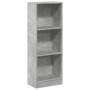 Estantería de madera de ingeniería gris hormigón 40x24x109 cm de , Librerías y estanterías - Ref: Foro24-857777, Precio: 41,2...