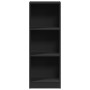 Engineered wood black shelf 40x24x109 cm by , Bookcases and shelves - Ref: Foro24-857775, Price: 43,37 €, Discount: %