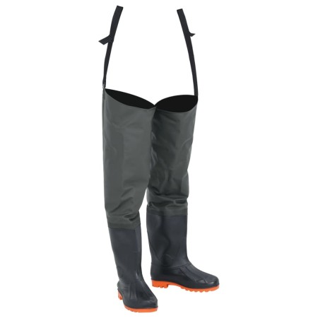 Botas altas de agua de pesca verde oscuro talla 40 de , Vadeadores para caza y para pesca - Ref: Foro24-4017028, Precio: 27,6...