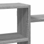 Engineered wood gray Sonoma wall shelf 129x18x42 cm by , Shelves and shelves - Ref: Foro24-853223, Price: 43,72 €, Discount: %