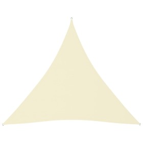 Toldo de vela triangular tela Oxford color crema 3x3x3 m de vidaXL, Sombrillas - Ref: Foro24-135225, Precio: 25,72 €, Descuen...