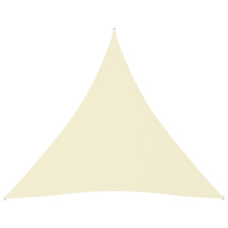 Triangular sail awning Oxford fabric cream color 3x3x3 m by vidaXL, Umbrellas - Ref: Foro24-135225, Price: 25,72 €, Discount: %