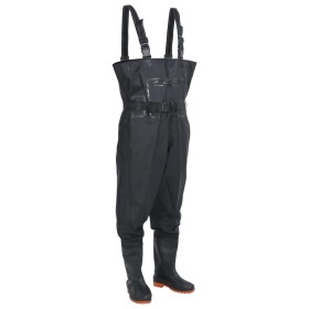 Chest waders with boots and black belt size 41 by , Waders for hunting and fishing - Ref: Foro24-4017002, Price: 37,46 €, Dis...