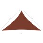 Terracotta Oxford fabric triangular sail awning 5x5x6 m by vidaXL, Umbrellas - Ref: Foro24-135403, Price: 50,99 €, Discount: %