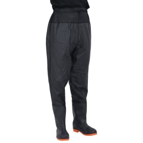 Waist wader with black boots size 42 by , Waders for hunting and fishing - Ref: Foro24-4017021, Price: 30,18 €, Discount: %