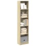 Estantería de madera de ingeniería roble Sonoma 40x24x176 cm de , Librerías y estanterías - Ref: Foro24-857794, Precio: 61,23...