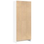 Estantería de madera de ingeniería blanca 60x24x143 cm de , Librerías y estanterías - Ref: Foro24-857812, Precio: 63,22 €, De...