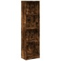 Engineered wood smoked oak bookshelf 40x24x176 cm by , Bookcases and shelves - Ref: Foro24-857796, Price: 61,23 €, Discount: %