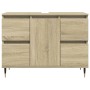 Mueble de baño madera de ingeniería roble Sonoma 80x33x60 cm de , Muebles de baño - Ref: Foro24-849682, Precio: 87,60 €, Desc...