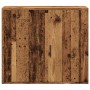 Aparador madera de ingeniería madera envejecida 80x33x70 cm de , Aparadores - Ref: Foro24-857073, Precio: 74,87 €, Descuento: %