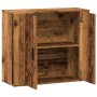 Aparador madera de ingeniería madera envejecida 80x33x70 cm de , Aparadores - Ref: Foro24-857073, Precio: 74,87 €, Descuento: %