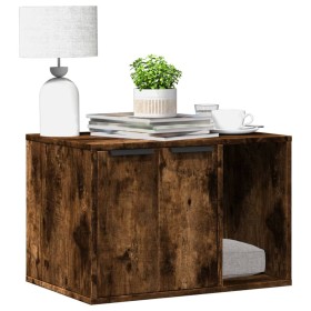 Smokey oak wood cat litter box furniture 60x40x40 cm by , Cat furniture - Ref: Foro24-857728, Price: 46,81 €, Discount: %