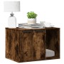 Smokey oak wood cat litter box furniture 60x40x40 cm by , Cat furniture - Ref: Foro24-857728, Price: 57,77 €, Discount: %