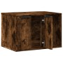 Smokey oak wood cat litter box furniture 60x40x40 cm by , Cat furniture - Ref: Foro24-857728, Price: 57,77 €, Discount: %