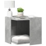 Mueble arenero de gatos madera gris hormigón 53x53x51 cm de , Mobiliario para gatos - Ref: Foro24-857754, Precio: 54,32 €, De...