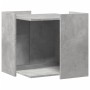 Cat litter box furniture in gray wood and concrete 53x53x51 cm by , Cat furniture - Ref: Foro24-857754, Price: 49,66 €, Disco...