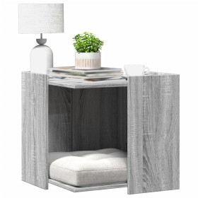 Mueble arenero para gatos madera gris Sonoma 53x53x51 cm de , Mobiliario para gatos - Ref: Foro24-857756, Precio: 50,89 €, De...