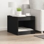 Cat litter box furniture made of black engineered wood, measuring 47x59x42 cm. by , Cat furniture - Ref: Foro24-857761, Price...