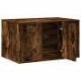 Mueble arenero para gatos madera roble ahumado 80x50x45 cm de , Mobiliario para gatos - Ref: Foro24-857737, Precio: 81,80 €, ...