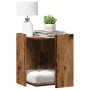 Cat litter box furniture made of aged engineered wood 42x42x51cm by , Cat furniture - Ref: Foro24-857749, Price: 42,27 €, Dis...